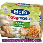 Hero Baby Recetas Tarritos De Cocido Con Ternera 100% Natural 2x190g Estuche 380 G