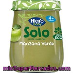 Hero Baby Solo Fruta Tarrito De Manzana Verde 100% Ecológico Envase 120 G
