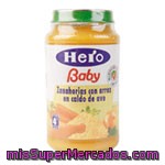 Hero Baby Tarrito Zanahoria Con Arroz 235g