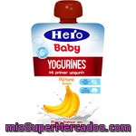 Hero Baby Yogurines Yogur Sabor Plátano Formato Bolsita Pouche 80 G