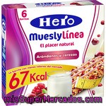 Hero Muesly Linea Barritas De Cereales De Arándanos Y Cerezas Estuche 120 G