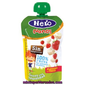 Hero Nanos Platano, Fresa Pouch 100 Gr