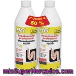 Hg Desatascador Profesional De Cañerías Y Tuberías Pack 2 Botella 1 L