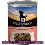 Hill's Ideal Balance Trocitos De Salmón Con Vegetales En Salsa Para Perro Adulto Envase 363 G