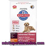 Hill's Science Plan Adult Advanced Fitness En Plena Forma Alimento Especial Con Cordero Y Arroz Para Perro Grande Bolsa 12 Kg