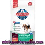Hill's Science Plan Adult Medium Perfect Weight Alimento Para Perro Adulto Con Tendencia Al Sobrepeso Envase 2 Kg
