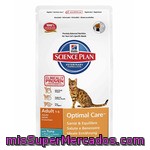 Hill's Science Plan Adult Optimal Care Alimento Especial Para Gatos Adultos Con Atún Para Un Cuidado Optimo Bolsa 400 G