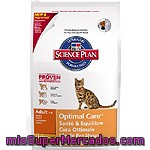 Hill's Science Plan Adult Optimal Care Alimento Especial Para Gatos Adultos Con Pollo Para Un Cuidado óptimo Bolsa 5 Kg