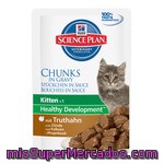 Hill's Science Plan Kitten Tiernos Bocaditos En Salsa Para Gatitos Con Pavo Bolsa 85 G