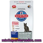 Hill's Science Plan Mature Adult Sterilised Cat Alimento Especial Para Gatos De + 7 Años Esterilizados Con Pollo Bolsa 1,5 Kg