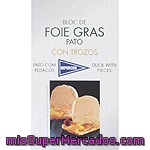 Hipercor Bloc De Foie Gras De Pato Con Trozos Bolsa 80 G