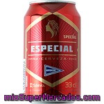 Hipercor Cerveza Rubia Especial Lata 33 Cl