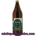 Hipercor Cerveza Rubia Nacional Botella 1 L