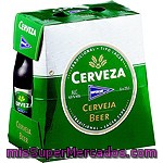 Hipercor Cerveza Rubia Nacional Pack 6 Botella 25 Cl