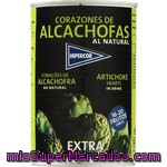 Hipercor Corazones De Alcachofa Al Natural Lata 240 G Neto Escurrido 16-20 Piezas