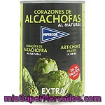 Hipercor Corazones De Alcachofa Extra Al Natural Lata 240 G Neto Escurrido 20-25 Piezas