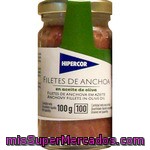 Hipercor Filetes De Anchoa En Aceite De Oliva Frasco 55 G Neto Escurrido