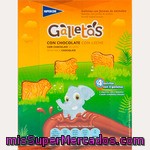 Hipercor Galletas Con Forma De Animales Con Chocolate Con Leche Estuche 225 G