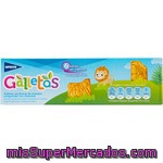 Hipercor Galletas Con Formas De Animales Enriquecidas Con Vitaminas 6 Bolsitas Con 3 Galletas Estuche 185 G