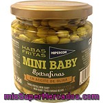 Hipercor Habas Fritas Mini Baby Extrafinas En Aceite De Oliva Frasco 235 G Neto Escurrido