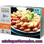 Hipercor Langostino Cocido Salvaje 30-40 Piezas Estuche 750 G Neto Escurrido