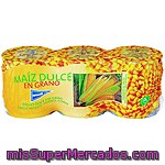 Hipercor Maíz Dulce En Grano Pack 3 Latas 140 G Neto Escurrido