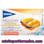 Hipercor Mejillones De Las Rías Gallegas En Escabeche Fritos En Aceite De Oliva 8-12 Piezas Lata 69 G Neto Escurrido