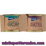 Hipercor Paté De Hígado De Oca + Paté De Hígado De Pato Pack 2 Tarro 70 G