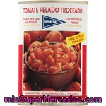 Hipercor Tomate Pelado Troceado Extra Lata 410 G Neto Escurrido