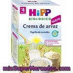 Hipp Biologico Crema De Arroz Ecológica Sin Gluten Desde Los 4 Meses Envase 400 G