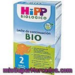 Hipp Biologico Leche De Continuación 2 Desde Los 6 Meses Envase 600 G