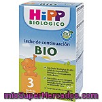 Hipp Biologico Leche De Continuación 3 Desde Los 10 Meses Envase 500 G