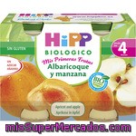 Hipp Biologico Tarrito De Albaricoque Y Manzana Desde Los 4 Meses Pack 2x125 G Estuche 250 G