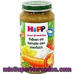 Hipp Biologico Tarrito De Fideos En Tomate Con Merluza Desde Los 12 Meses Envase 250 G