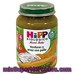 Hipp Biologico Tarrito De Verduras Y Arroz Con Pollo Desde Los 4 Meses Envase 190 G