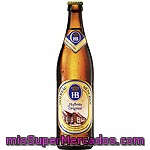 Hofbräu München Cerveza Rubia Original Alemana Botella 50 Cl