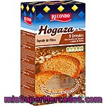 Hogaza De Pan Tostado Con Cereales Recondo, Caja 240g