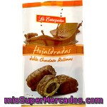 Hojaldradas De Chocolate Rellenas De Chocolate La Estepeña 310 Gramos