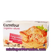 Hojaldre Relleno De Langostinos Y Esparragos Carrefour Pack 2x160 G.