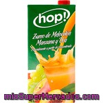 Hop! Zumo De Melocotón Manzana Y Uva Parcialmente A Partir De Concentrado Envase 1 L