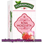Hornimans Infusión Herbal De Rosa Mosqueta Y Fresa 100% Natural Estuche 20 Unidades