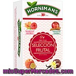 Hornimans Surtido De Infusiones Selección Frutal 5 Manzana-canela + 5 Melocotón- Maracuyá + 5 Ciruela - Vainilla + 5 Frambuesa Estuche 20 Unidades