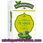 Hornimans Té Verde A La Menta Con Antioxidantes Estuche 20 Sobres