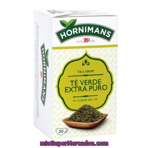 Hornimans Té Verde Puro Estuche 20 Uds