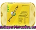 Huevos Clase M Omega 3 Pitas 6 Unidades