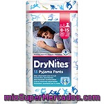 Huggies Dry Nites Calzoncillos De Noche Absorbentes Para Niños 8-15 Años 27-57 Kg Talla Grande Bolsa 13 Unidades