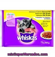 Humedo G Whiskas Pack4-junior 400 Grs