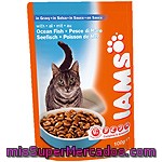 Iams Pescado Del Océano En Salsa Para Gatos Bolsa 100 G