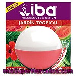 Iba Ambientador Gel Decorativo Jardín Tropical Envase 1 Unidad