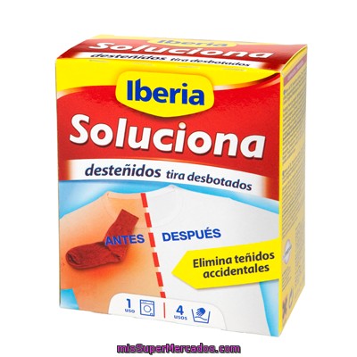 Iberia Soluciona Tinte Para Ropa Quitadesteñidos Paquete 250 G
